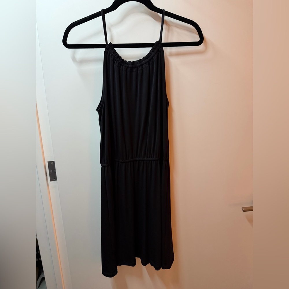 Banana Republic Black Cinched Waist Dress